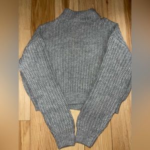 Knitted Cropped Sweater